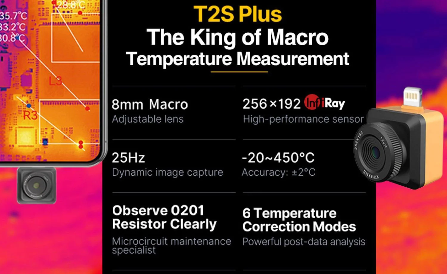03 T2S 플러스 킹 매크로 온도 측정