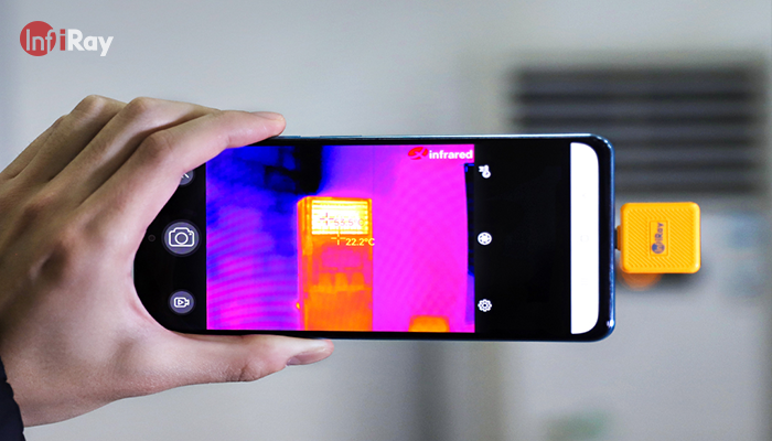 Thermal cameras for cellphones are great for home HVAC