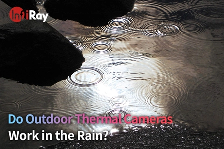 야외 열 카메라가 비에서 작동합니까?